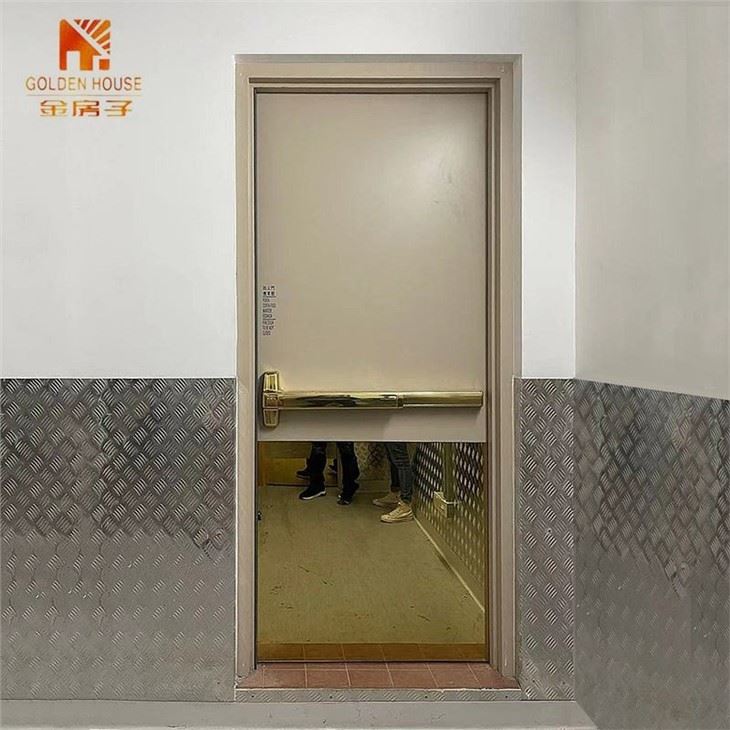 UL Listed 180mins Residential Stair Steel Fire Resistant Emergency Doors With Closer